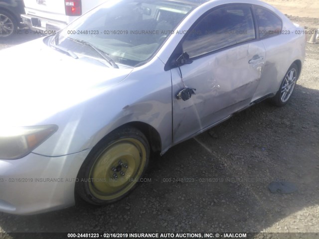 JTKDE177X50051033 - 2005 TOYOTA SCION TC ვერცხლისფერი ფოტო 6