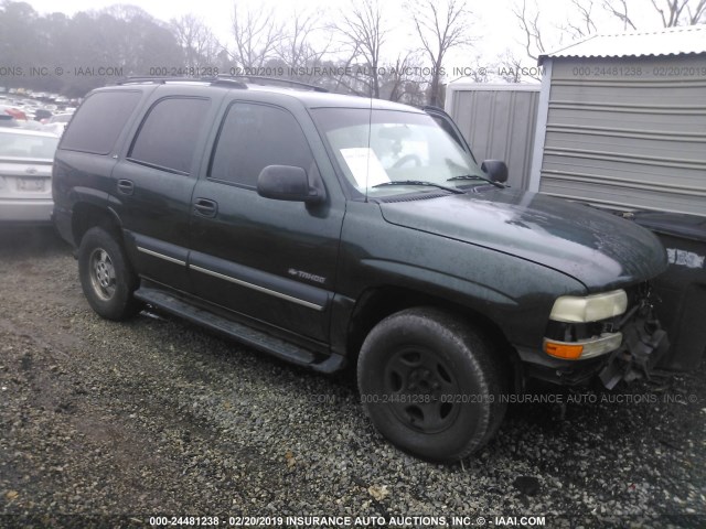 1GNEC13Z92J337364 - 2002 CHEVROLET TAHOE C1500 GREEN photo 1