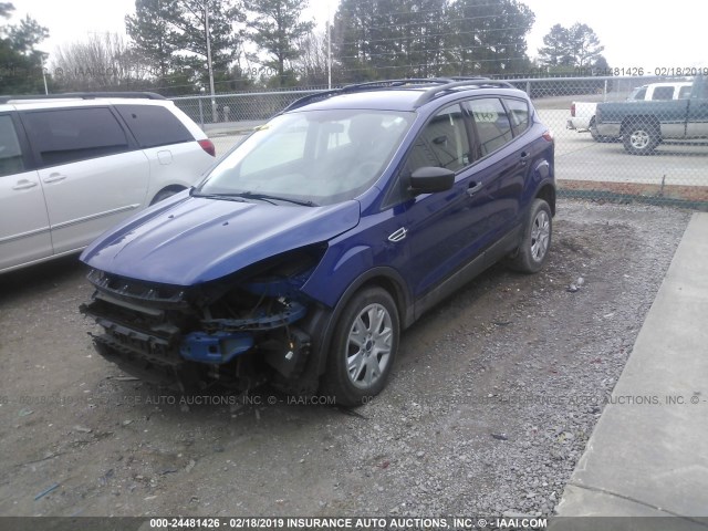 1FMCU0F7XDUB60421 - 2013 FORD ESCAPE S BLUE photo 2