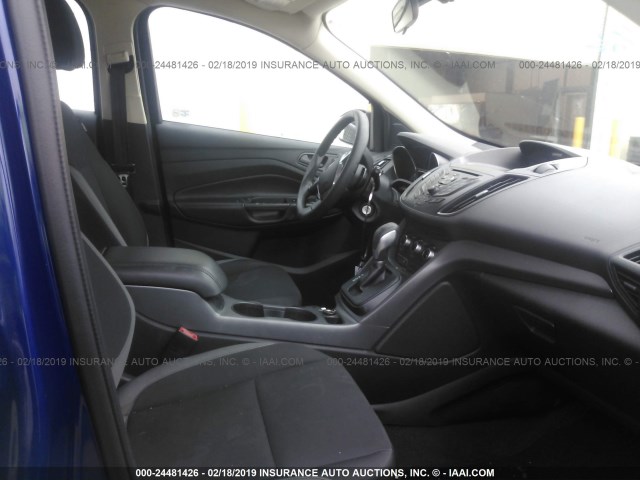 1FMCU0F7XDUB60421 - 2013 FORD ESCAPE S BLUE photo 5