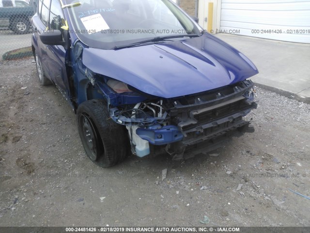 1FMCU0F7XDUB60421 - 2013 FORD ESCAPE S BLUE photo 6