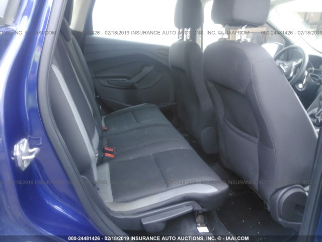 1FMCU0F7XDUB60421 - 2013 FORD ESCAPE S BLUE photo 8