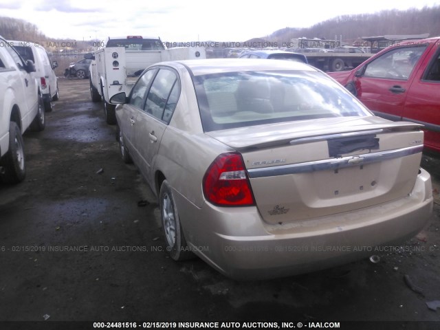 1G1ZT548X5F214888 - 2005 CHEVROLET MALIBU LS GOLD photo 3