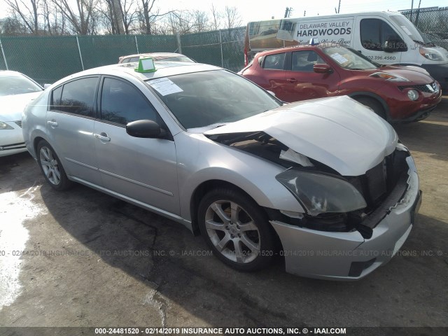 1N4BA41E48C806527 - 2008 NISSAN MAXIMA SE/SL SILVER photo 1