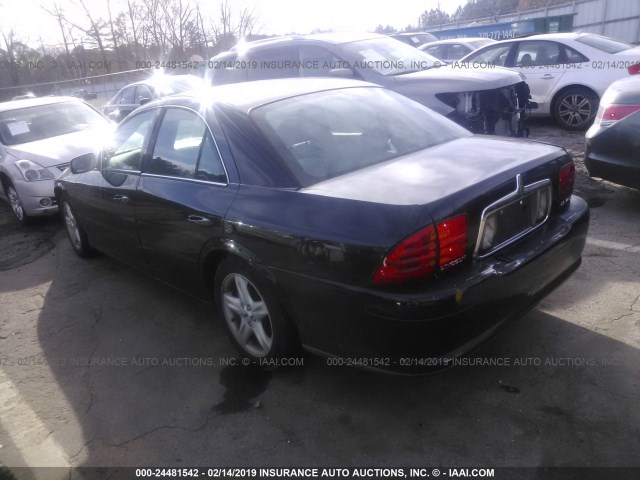 1LNHM87A22Y714085 - 2002 LINCOLN LS أسود صورة 3