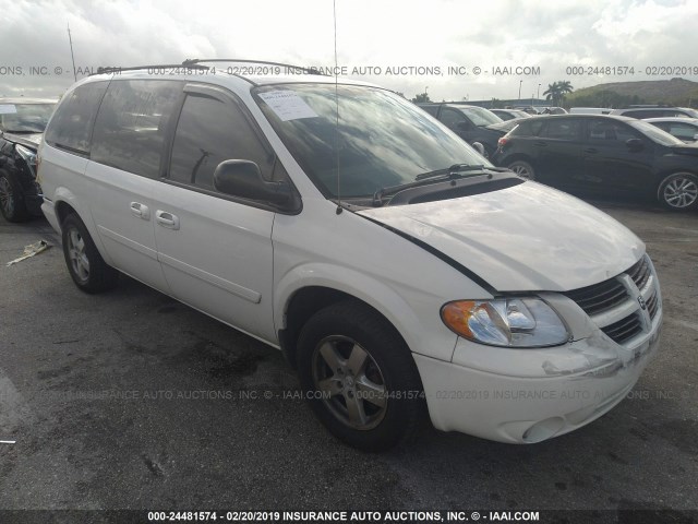 2D4GP44LX6R850547 - 2006 DODGE GRAND CARAVAN SXT WHITE photo 1