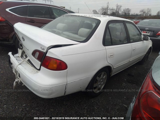 2T1BR12E6XC140969 - 1999 TOYOTA COROLLA VE/CE/LE WHITE photo 4