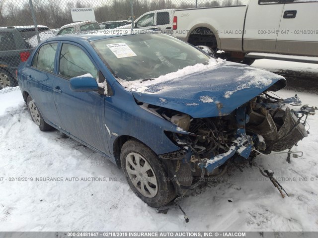 1NXBU4EE6AZ283793 - 2010 TOYOTA COROLLA S/LE/XLE BLUE photo 1