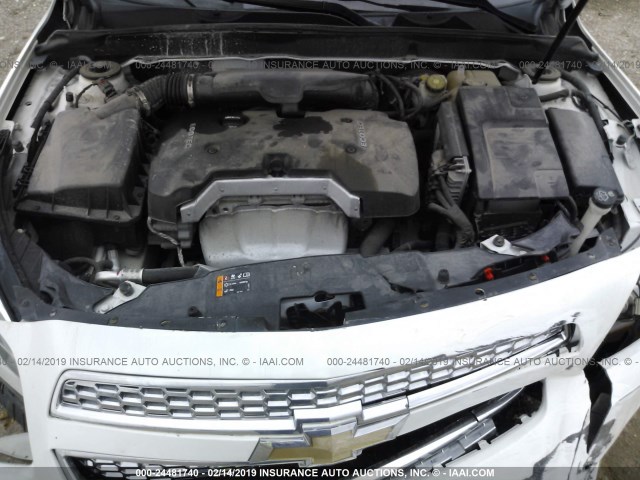 1G11B5SAXDF271631 - 2013 CHEVROLET MALIBU LS WHITE photo 10