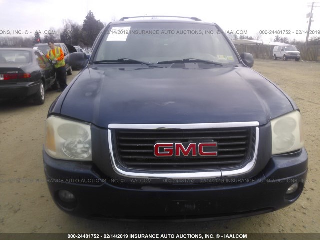 1GKDT13S032190116 - 2003 GMC ENVOY Dark Blue photo 6