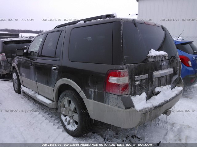 1FMFU18548LA22108 - 2008 FORD EXPEDITION EDDIE BAUER GRAY photo 3