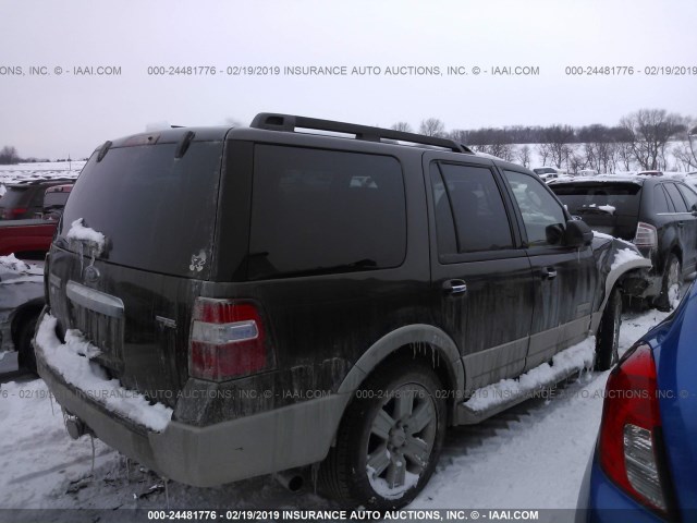 1FMFU18548LA22108 - 2008 FORD EXPEDITION EDDIE BAUER GRAY photo 4