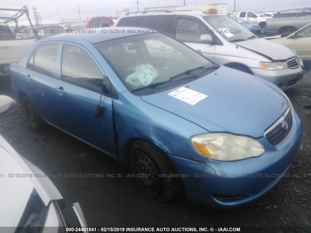 1NXBR32E17Z817632 - 2007 TOYOTA COROLLA CE/LE/S BLUE photo 1