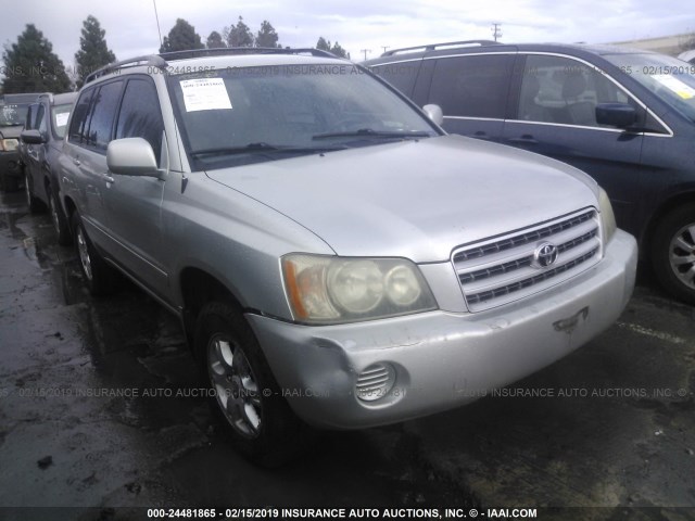 JTEHF21A430140282 - 2003 TOYOTA HIGHLANDER LIMITED SILVER photo 1