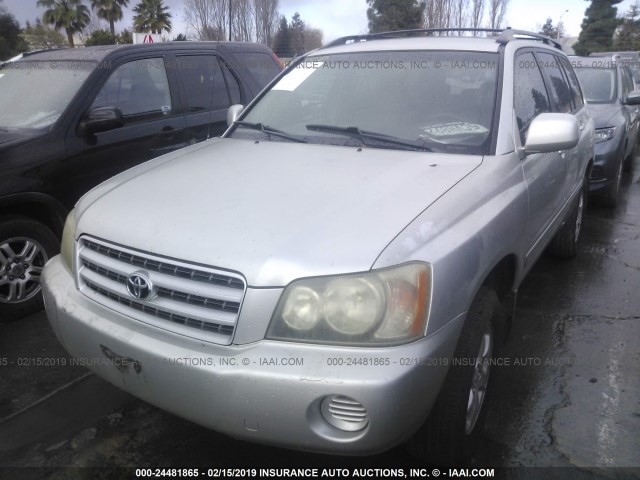 JTEHF21A430140282 - 2003 TOYOTA HIGHLANDER LIMITED SILVER photo 2