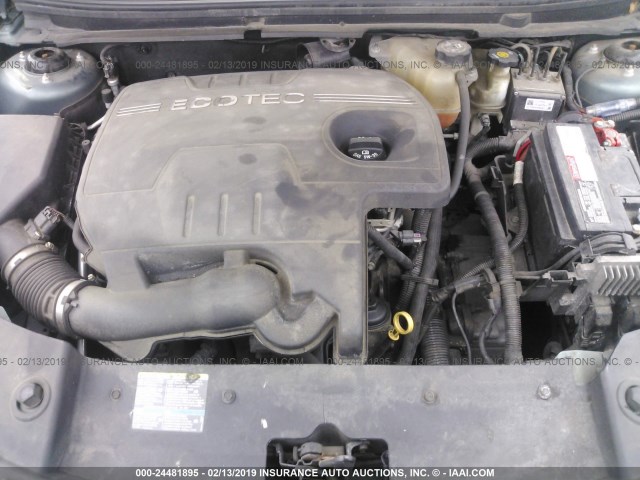 1G1ZG57B69F159809 - 2009 CHEVROLET MALIBU LS TEAL photo 10