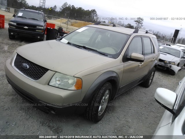 1FMZK02187GA09310 - 2007 FORD FREESTYLE SEL GOLD photo 2