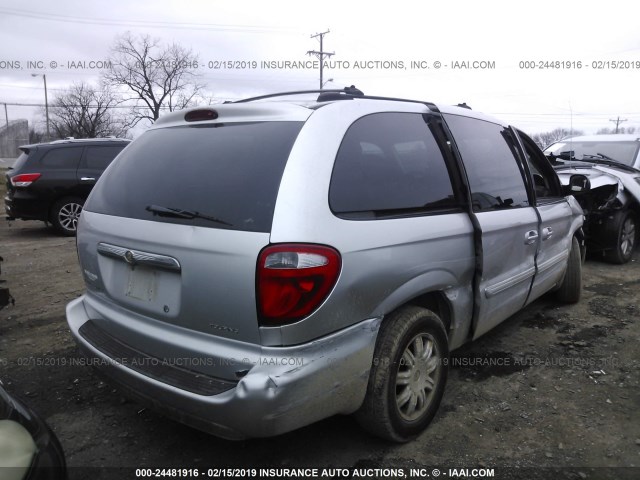 2C4GP54L55R456441 - 2005 CHRYSLER TOWN & COUNTRY TOURING SILVER photo 4