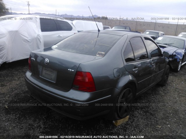 3VWSE69MX3M113875 - 2003 VOLKSWAGEN JETTA GLS GRAY photo 4