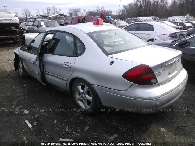 1FAFP55U91A162113 - 2001 FORD TAURUS SES ვერცხლისფერი ფოტო 3