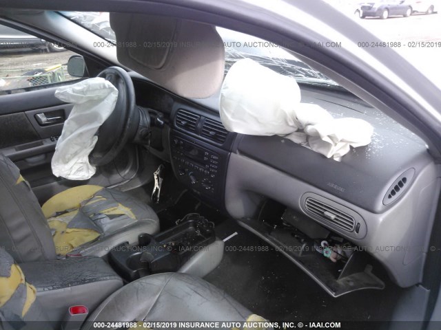 1FAFP55U91A162113 - 2001 FORD TAURUS SES ვერცხლისფერი ფოტო 5