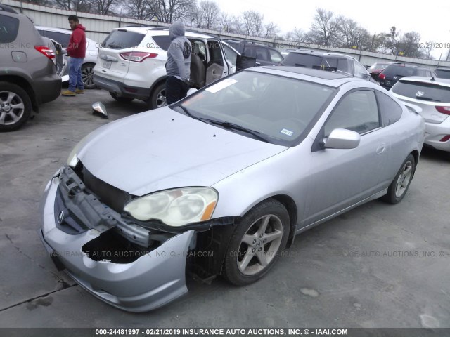 JH4DC53082C005755 - 2002 ACURA RSX TYPE-S SILVER photo 2