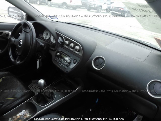 JH4DC53082C005755 - 2002 ACURA RSX TYPE-S SILVER photo 5