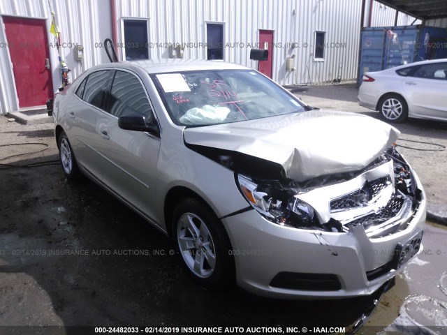 1G11B5SA2DF350260 - 2013 CHEVROLET MALIBU LS BEIGE photo 1