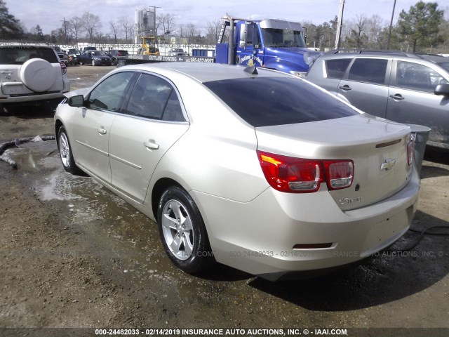 1G11B5SA2DF350260 - 2013 CHEVROLET MALIBU LS BEIGE photo 3