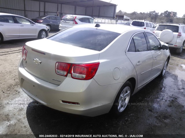1G11B5SA2DF350260 - 2013 CHEVROLET MALIBU LS BEIGE photo 4