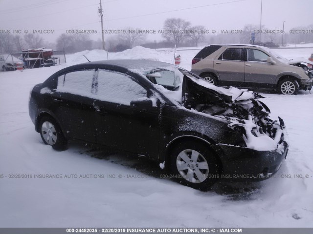 3N1AB61E68L623863 - 2008 NISSAN SENTRA 2.0/2.0S/2.0SL BLACK photo 1