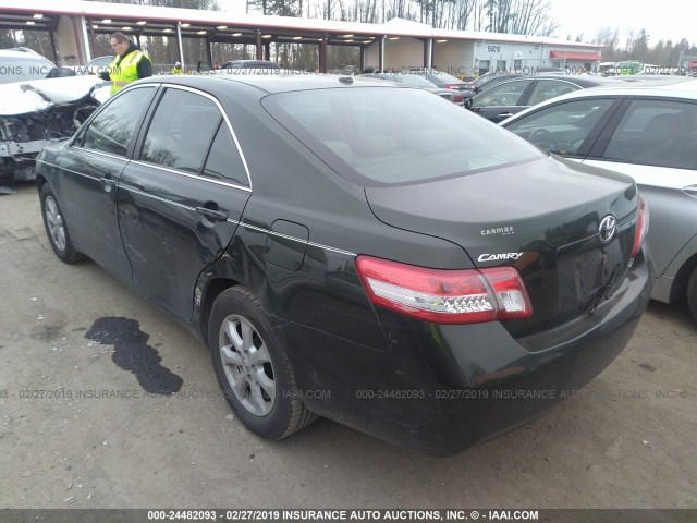 4T1BF3EK8BU738087 - 2011 TOYOTA CAMRY SE/LE/XLE 绿色 照片 3