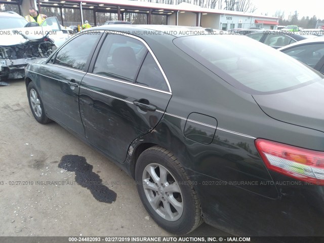 4T1BF3EK8BU738087 - 2011 TOYOTA CAMRY SE/LE/XLE 绿色 照片 6