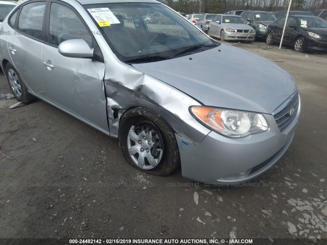 KMHDU46D69U659371 - 2009 HYUNDAI ELANTRA GLS/SE SILVER photo 6