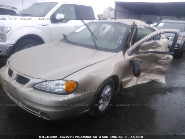 1G2NF52EX4M685749 - 2004 PONTIAC GRAND AM SE1 BEIGE photo 2