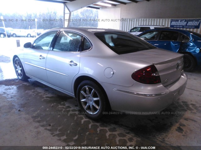 2G4WE537251264538 - 2005 BUICK LACROSSE CXS SILVER photo 3