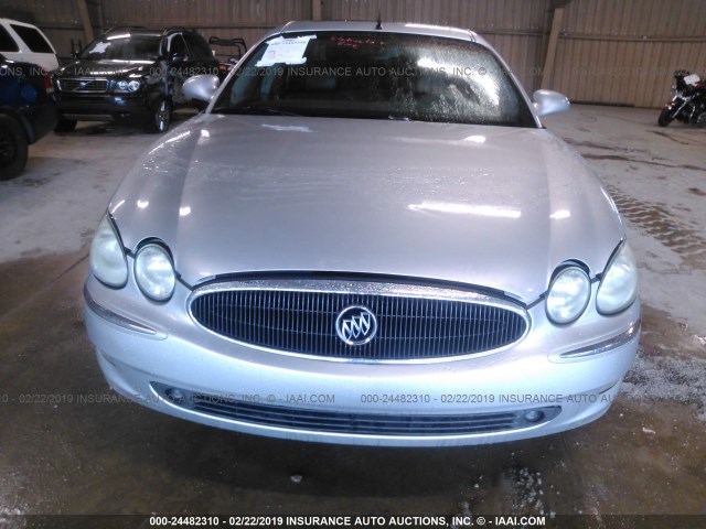 2G4WE537251264538 - 2005 BUICK LACROSSE CXS SILVER photo 6