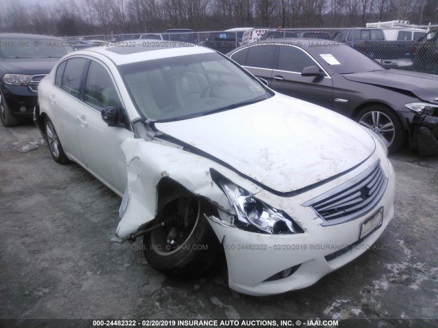 JN1CV6AR7BM351811 - 2011 INFINITI G37 WHITE photo 1