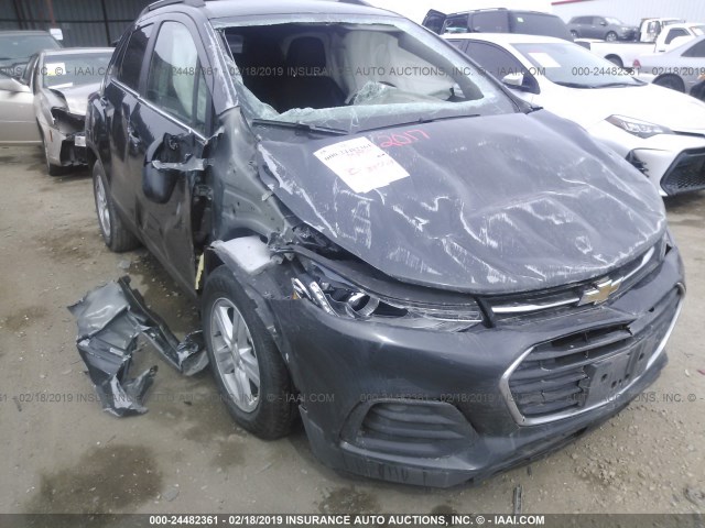 3GNCJLSB7HL217982 - 2017 CHEVROLET TRAX 1LT GRAY photo 6