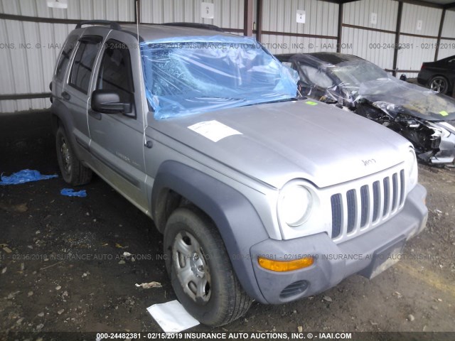 1J4GL48K93W663064 - 2003 JEEP LIBERTY SPORT/FREEDOM SILVER photo 1