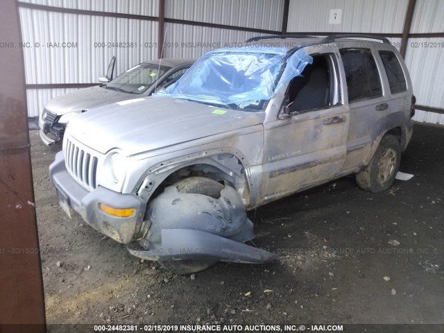 1J4GL48K93W663064 - 2003 JEEP LIBERTY SPORT/FREEDOM SILVER photo 2