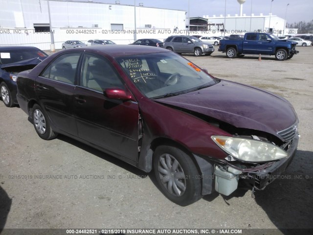 4T1BE32K66U109473 - 2006 TOYOTA CAMRY LE/XLE/SE MAROON photo 1