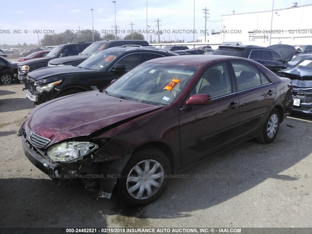 4T1BE32K66U109473 - 2006 TOYOTA CAMRY LE/XLE/SE MAROON photo 2