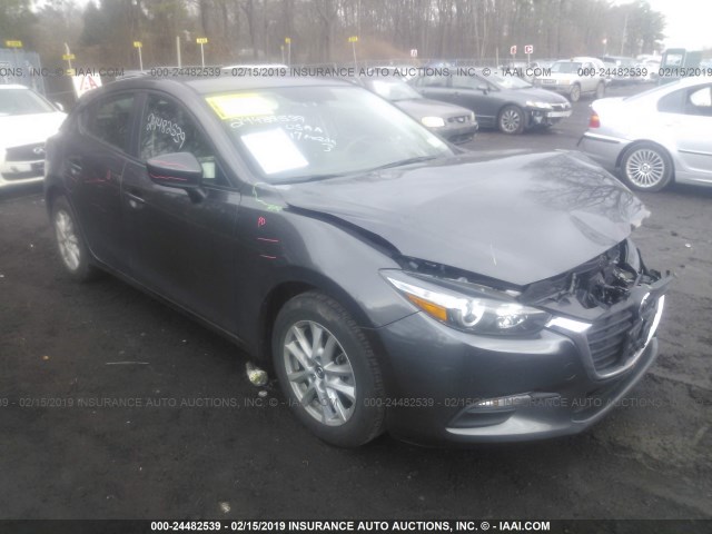 3MZBN1K79HM134683 - 2017 MAZDA 3 SPORT 灰色 照片 1