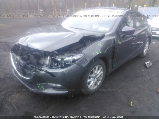3MZBN1K79HM134683 - 2017 MAZDA 3 SPORT 灰色 照片 6