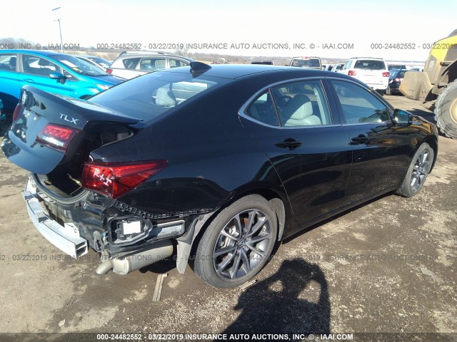 19UUB2F76GA006550 - 2016 ACURA TLX ADVANCE BLACK photo 4