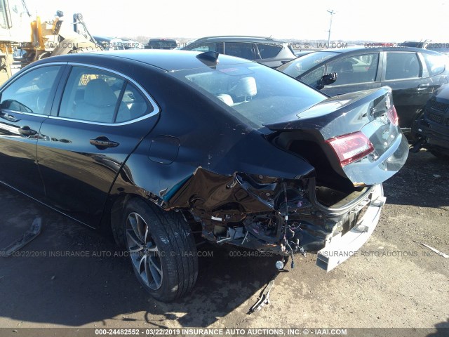 19UUB2F76GA006550 - 2016 ACURA TLX ADVANCE BLACK photo 6