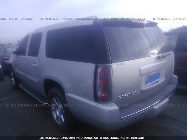 1GKFK66897J167678 - 2007 GMC YUKON XL DENALI CREAM photo 3