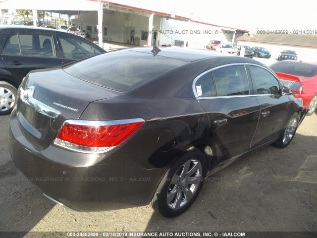 1G4GF5E38DF254437 - 2013 BUICK LACROSSE PREMIUM Dark Brown photo 4