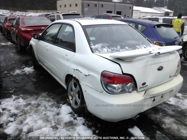 JF1GD67616H525245 - 2006 SUBARU IMPREZA 2.5I WHITE photo 3